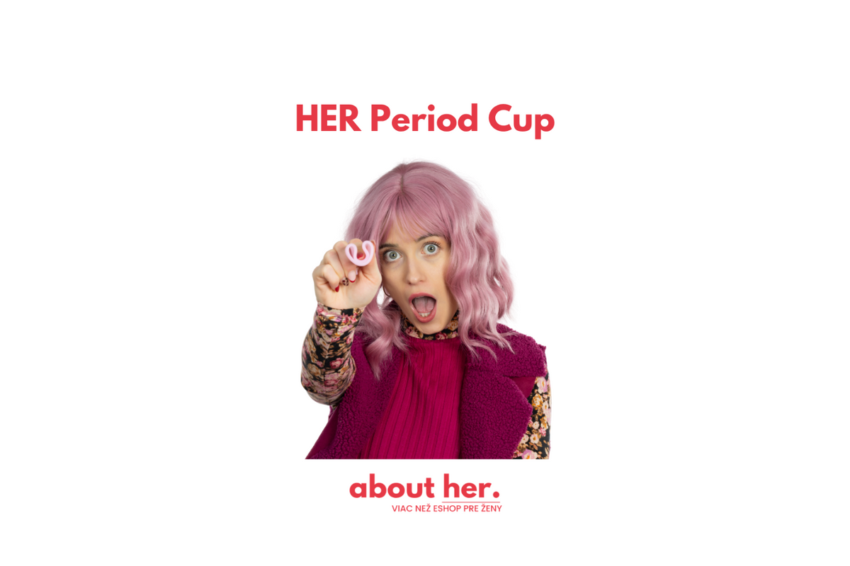 Originálna fotografia HER Period Cup z katalógu AboutHer.