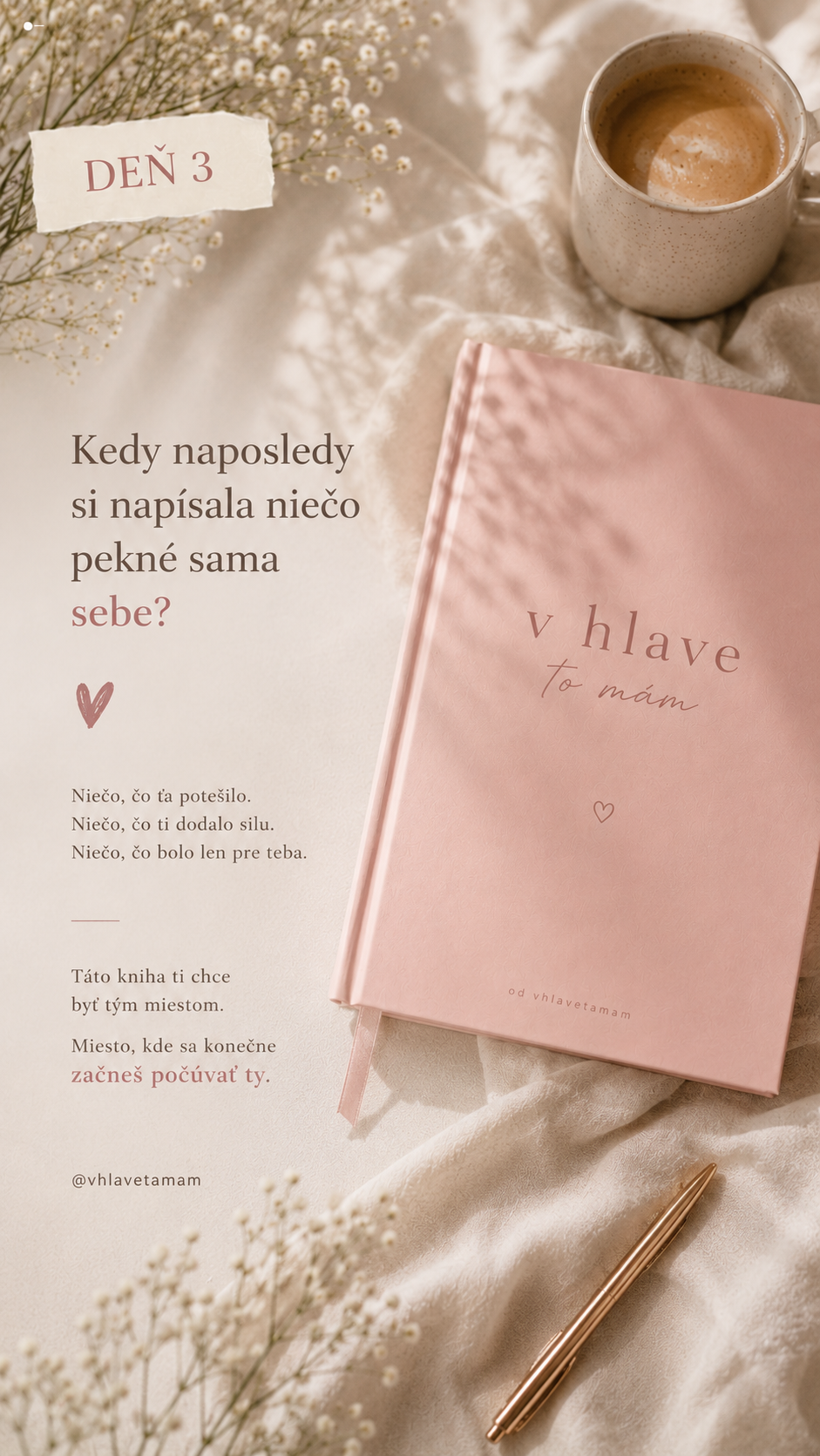 Denník V hlave to mám. PREDPREDAJ